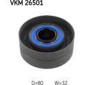 Galet enrouleur (courroie de distribution) SKF - VKM 26501