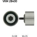 Galet enrouleur (courroie de distribution) SKF - VKM 28400