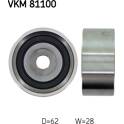 Galet enrouleur (courroie de distribution) SKF - VKM 81100
