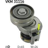 Galet tendeur (courroie d'accessoire) SKF - VKM 31116