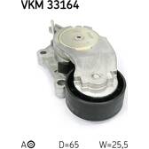 Galet tendeur (courroie d'accessoire) SKF - VKM 33164
