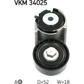 Galet tendeur (courroie d'accessoire) SKF - VKM 34025
