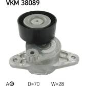 Poulie Tendeur De Courroie D’accessoire SKF VKM 38208 – Compatible BMW Série 3 (E46), Série 5 (E39), X5 (E53), Etc.