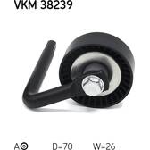 Galet tendeur (courroie d'accessoire) SKF - VKM 38239