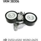 Galet tendeur (courroie d'accessoire) SKF - VKM 38306