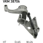 Galet tendeur (courroie d'accessoire) SKF - VKM 38706
