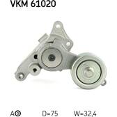 Galet tendeur (courroie d'accessoire) SKF - VKM 61020