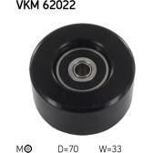 Galet tendeur (courroie d'accessoire) SKF - VKM 62022