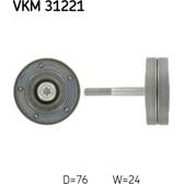 Galoppino/Guidacinghia, Cinghia Poly-V SKF - VKM 31221