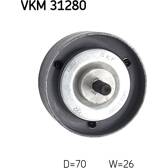 Galoppino/Guidacinghia, Cinghia Poly-V SKF - VKM 31280