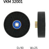 Galoppino/Guidacinghia, Cinghia Poly-V SKF - VKM 32001
