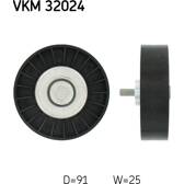 Galoppino/Guidacinghia, Cinghia Poly-V SKF - VKM 32024