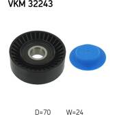 Galoppino/Guidacinghia, Cinghia Poly-V SKF - VKM 32243