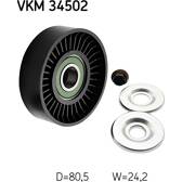 Galoppino/Guidacinghia, Cinghia Poly-V SKF - VKM 34502