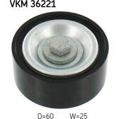 Galoppino/Guidacinghia, Cinghia Poly-V SKF - VKM 36221