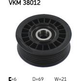 Galoppino/Guidacinghia, Cinghia Poly-V SKF - VKM 38012