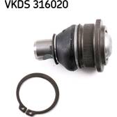 Giunto a ginocchiera SKF - VKDS 316020