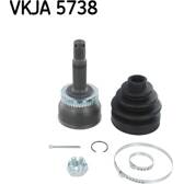 Homokineet reparatie set, aandrijfas SKF - VKJA 5738