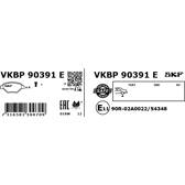 Jeu de plaquettes de frein arrière SKF - VKBP 90391 E