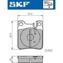 Jeu de plaquettes de frein arrière SKF - VKBP 90502