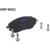 Jeu de plaquettes de frein avant SKF - VKBP 80012