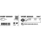 Jeu de plaquettes de frein avant SKF - VKBP 80069