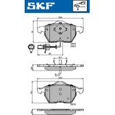 Jeu de plaquettes de frein avant SKF - VKBP 80113 E