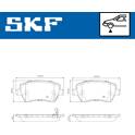 Jeu de plaquettes de frein avant SKF - VKBP 80128 A