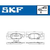 Jeu de plaquettes de frein avant SKF - VKBP 80138 A