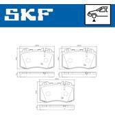 Jeu de plaquettes de frein avant SKF - VKBP 80198 E