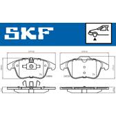 Jeu de plaquettes de frein avant SKF - VKBP 80503