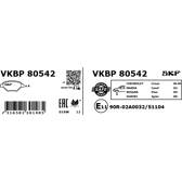 Jeu de plaquettes de frein avant SKF - VKBP 80542