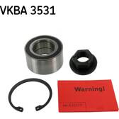 Jogo de rolamentos de roda SKF - VKBA 3531