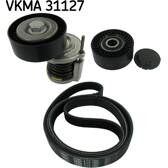 Juego de correas trapeciales poli V SKF - VKMA 31127