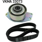 Juego de correas trapeciales poli V SKF - VKMA 33073