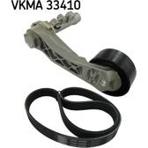 Juego de correas trapeciales poli V SKF - VKMA 33410