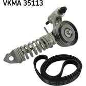 Juego de correas trapeciales poli V SKF - VKMA 35113