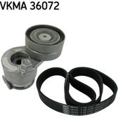 Juego de correas trapeciales poli V SKF - VKMA 36072