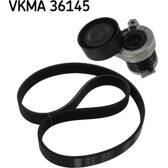 Juego de correas trapeciales poli V SKF - VKMA 36145