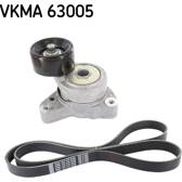 Juego de correas trapeciales poli V SKF - VKMA 63005