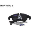 Juego de pastillas de freno delanteras SKF - VKBP 80443 E