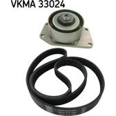 Keilrippenriemensatz SKF - VKMA 33024