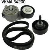 Keilrippenriemensatz SKF - VKMA 34200