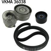 Keilrippenriemensatz SKF - VKMA 36038