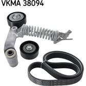 Keilrippenriemensatz SKF - VKMA 38094
