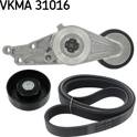 Kit Cinghie Poly-V SKF - VKMA 31016