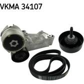Kit Cinghie Poly-V SKF - VKMA 34107
