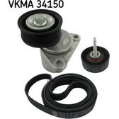 Kit Cinghie Poly-V SKF - VKMA 34150