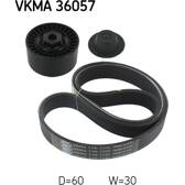 Kit Cinghie Poly-V SKF - VKMA 36057