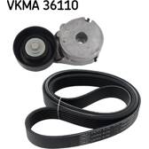 Kit Cinghie Poly-V SKF - VKMA 36110